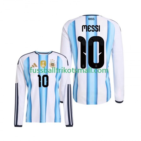 Fußballtrikots Argentinien Lionel Messi 10 World Cup 2026 Langarm Heimtrikotsatz kaufen